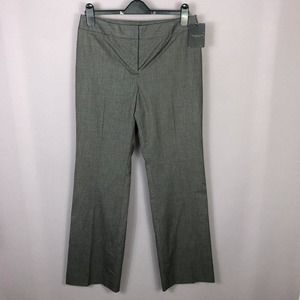 Classiques Entier Womens Gray Wide Leg Slacks Pants Size 10 $225